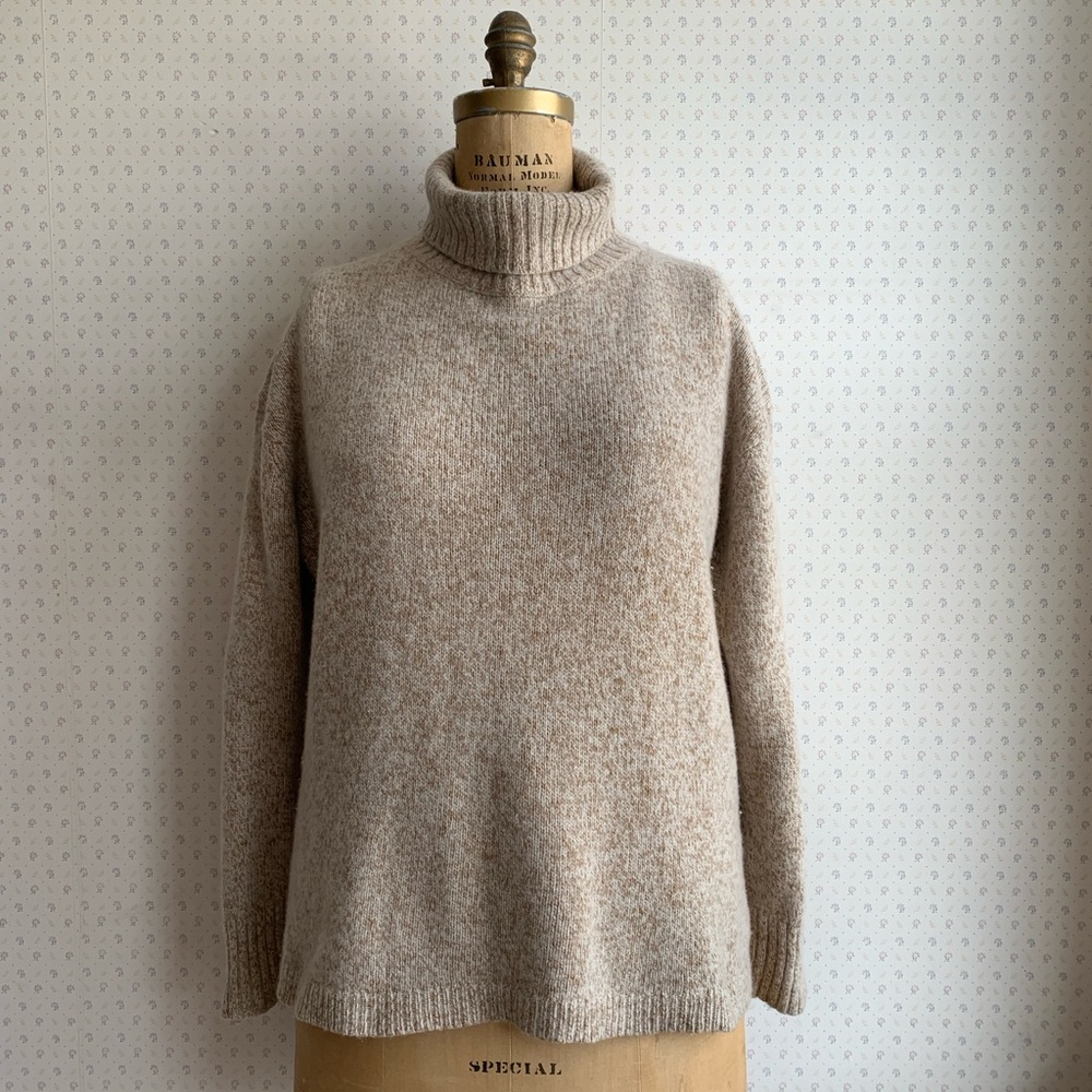Jenni Kayne Cashmere Blend Turtleneck Sweater sz XL TP2